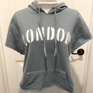 London short sleeve hoodie